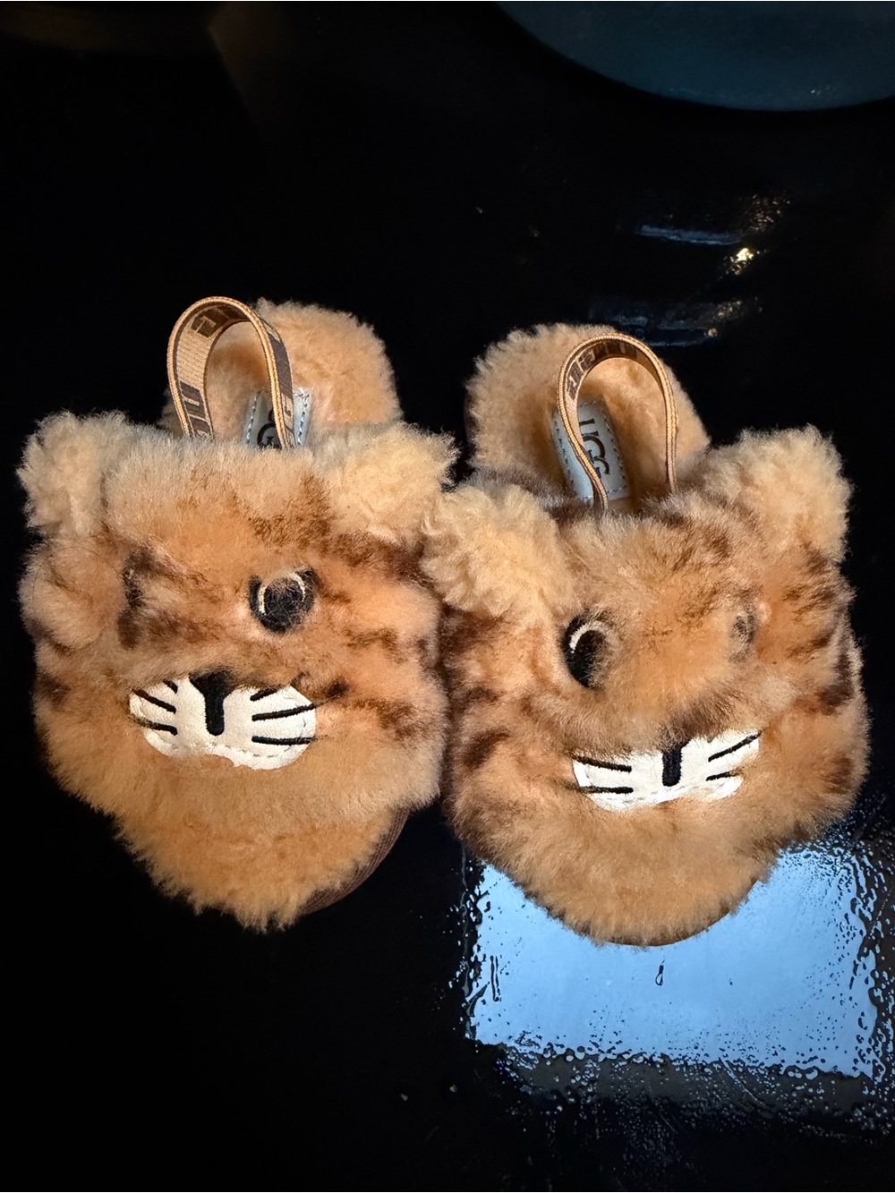 UGG Chestnut Plush Slip-On Slippers